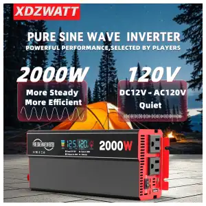 ⚡ Inversor de Onda Pura 2000W XDZWATT – Potencia y Estabilidad Garantizada miniatura 4