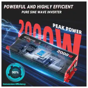 ⚡ Inversor de Onda Pura 2000W XDZWATT – Potencia y Estabilidad Garantizada miniatura 3
