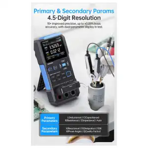 FNIRSI LC1020E – Medidor LCR Portátil de Alta Precisión M0552 miniatura 1