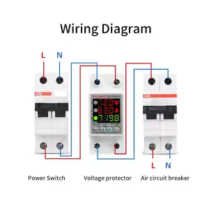 Protector de Voltaje  y Medición Precisa para tus Equipos Sinotimer 40A 1100v M0855 miniatura 2