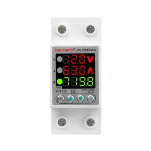 Protector de Voltaje  y Medición Precisa para tus Equipos Sinotimer 40A 1100v M0855 miniatura 5
