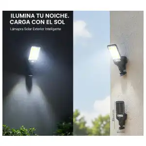 Lámpara solar led para exteriores miniatura 2