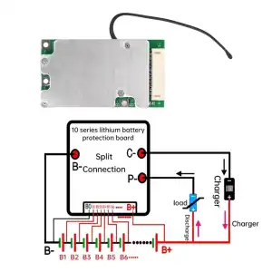 BMS 10S 36V 30A miniatura 3