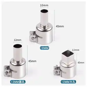 Set de 9 boquillas para aire caliente (3-12mm) M0237 miniatura 3