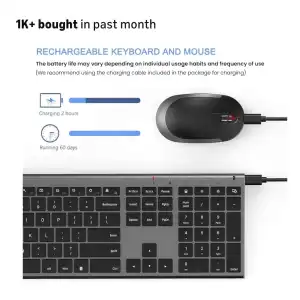 Teclado y Mouse  VssoPlor M0409 miniatura 2