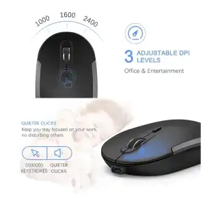 Teclado y Mouse  VssoPlor M0409 miniatura 3