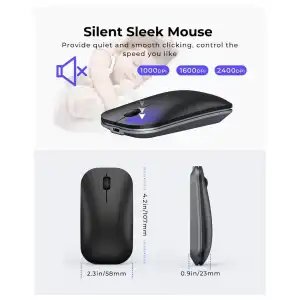 Combo Teclado y Mouse Inalámbrico Seenda SKM64-3 miniatura 5