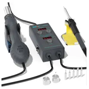 Estación de Soldadura Profesional 2 en 1 Bakon BK858E – 90W miniatura 1